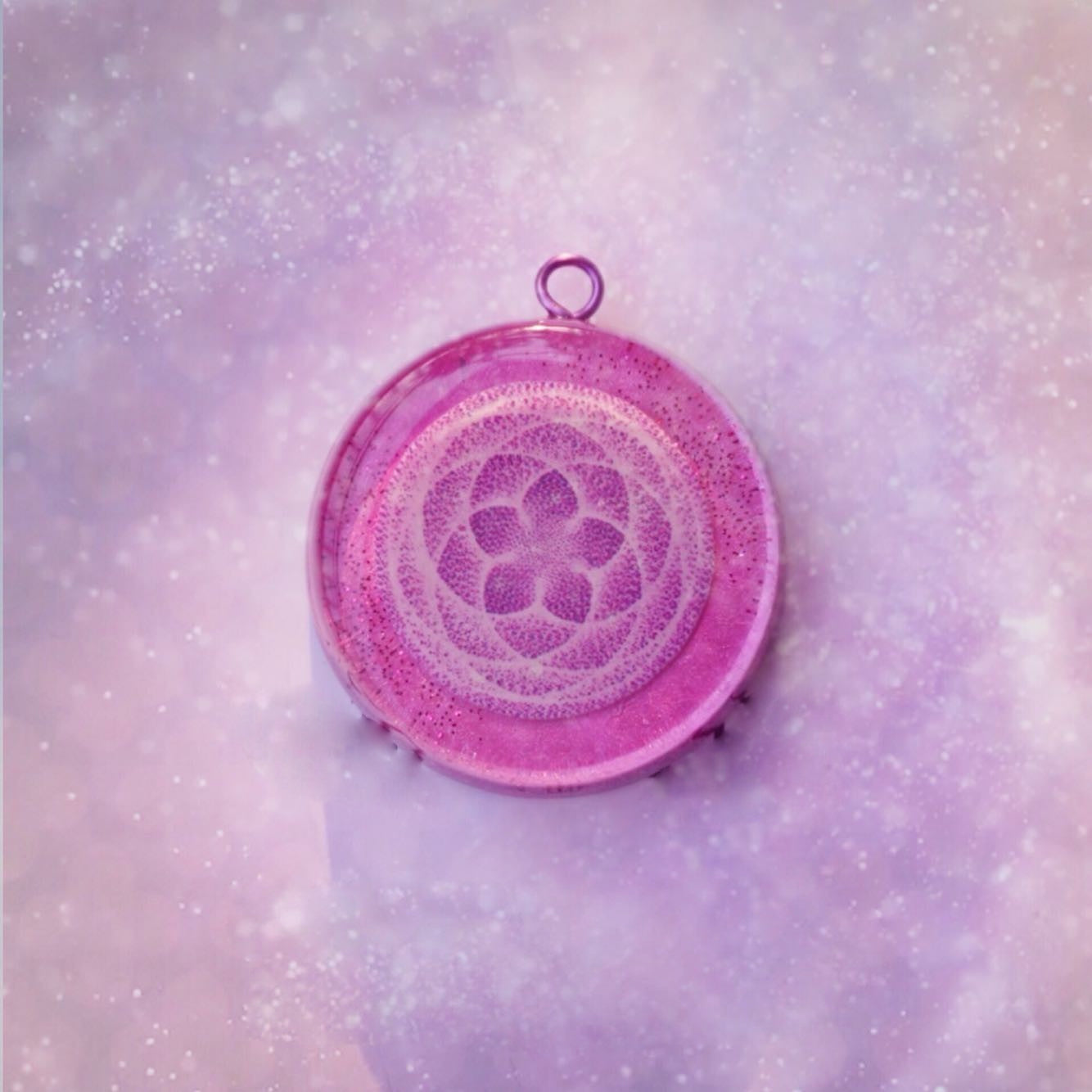 Olivenorma "Venus" Strawberry Rose Quartz Orgone Necklace