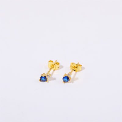 Olivenorma Raindrop Birthstone Stud Earrings