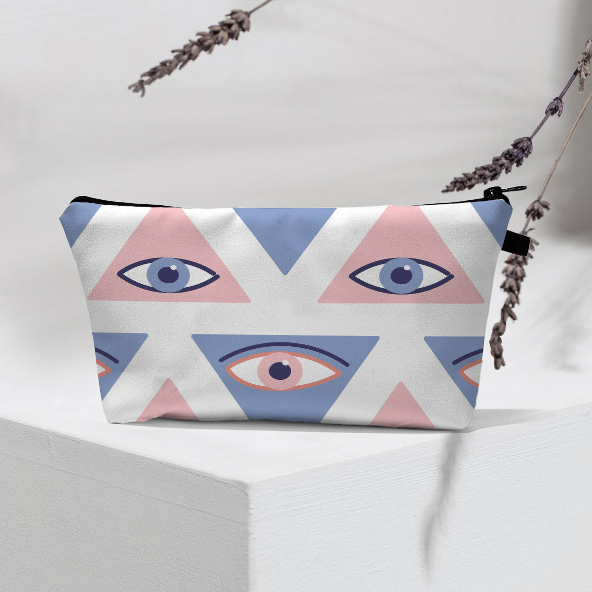 Olivenorma Modern Witchy Boho Evil Eye Cosmetic Bag