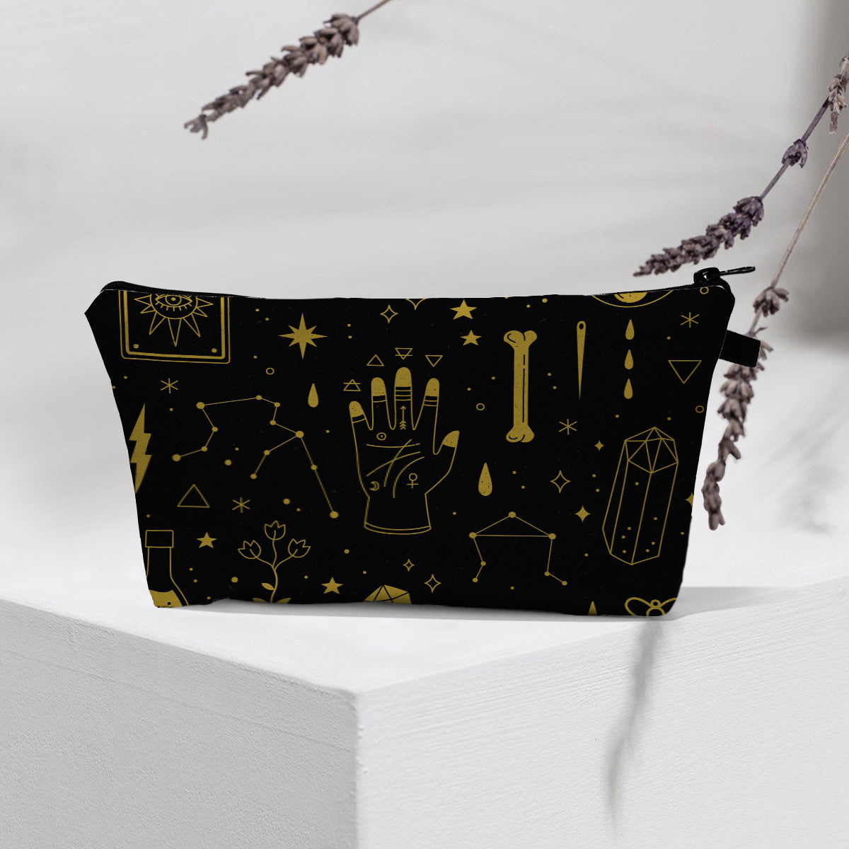 Olivenorma Modern Witchy Boho Evil Eye Cosmetic Bag