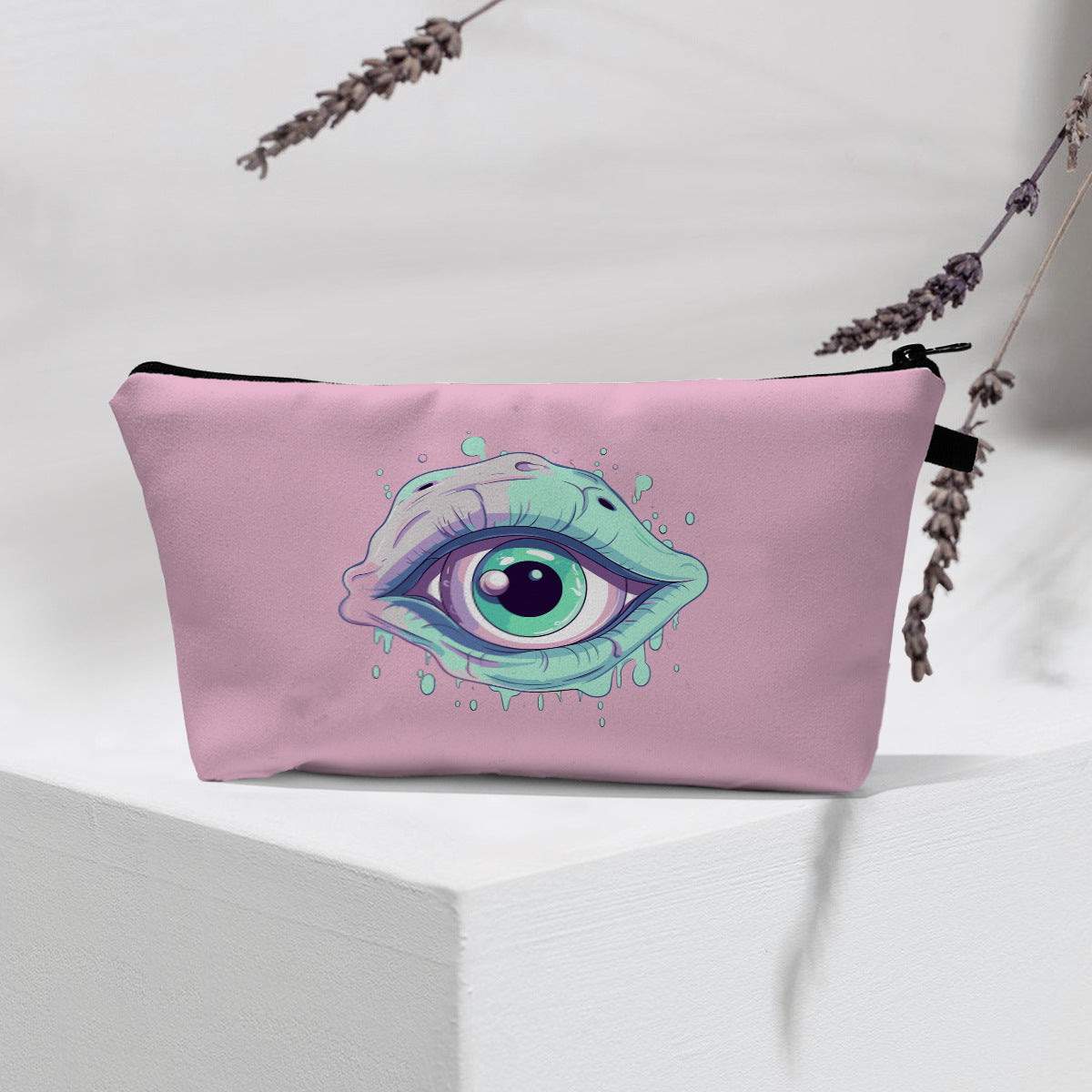 Olivenorma Modern Witchy Boho Evil Eye Cosmetic Bag