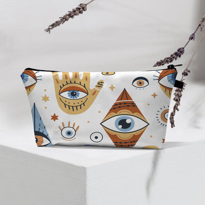 Olivenorma Modern Witchy Boho Evil Eye Cosmetic Bag