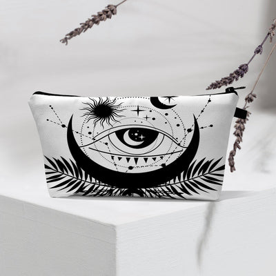 Olivenorma Modern Witchy Boho Evil Eye Cosmetic Bag