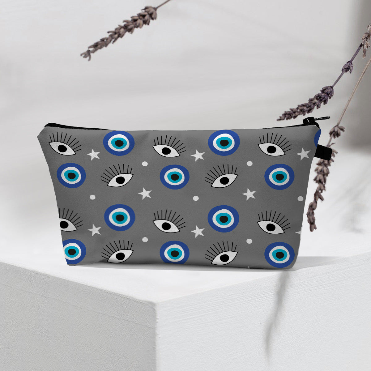 Olivenorma Modern Witchy Boho Evil Eye Cosmetic Bag