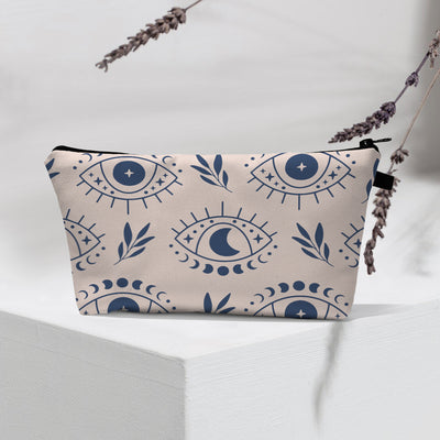 Olivenorma Modern Witchy Boho Evil Eye Cosmetic Bag