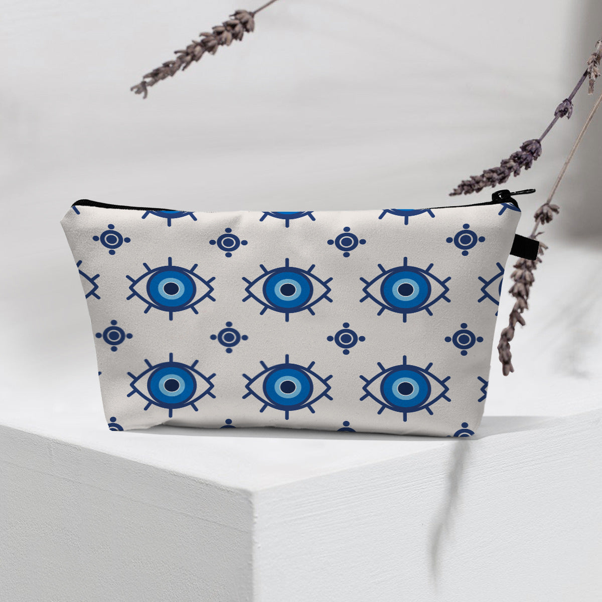 Olivenorma Modern Witchy Boho Evil Eye Cosmetic Bag