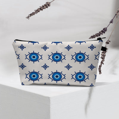 Olivenorma Modern Witchy Boho Evil Eye Cosmetic Bag