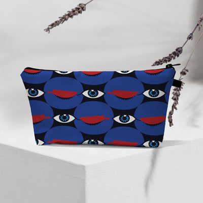 Olivenorma Modern Witchy Boho Evil Eye Cosmetic Bag