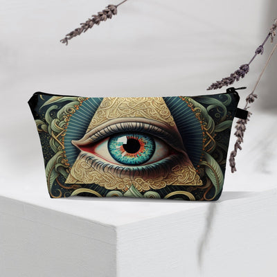 Olivenorma Modern Witchy Boho Evil Eye Cosmetic Bag