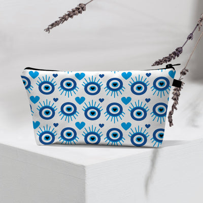 Olivenorma Modern Witchy Boho Evil Eye Cosmetic Bag