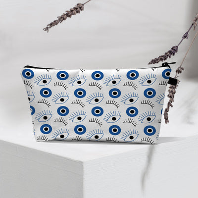 Olivenorma Modern Witchy Boho Evil Eye Cosmetic Bag