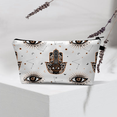 Olivenorma Modern Witchy Boho Evil Eye Cosmetic Bag