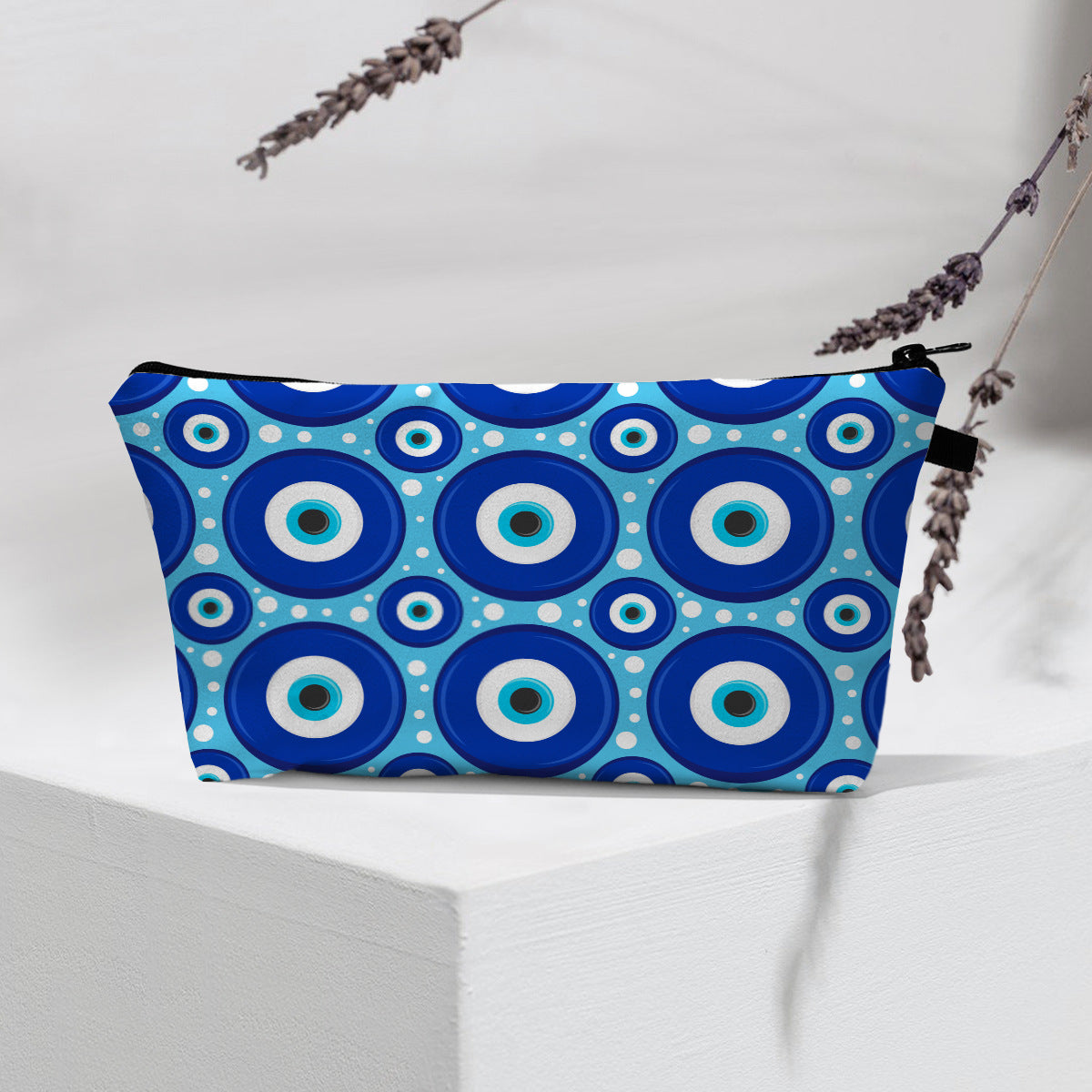 Olivenorma Modern Witchy Boho Evil Eye Cosmetic Bag