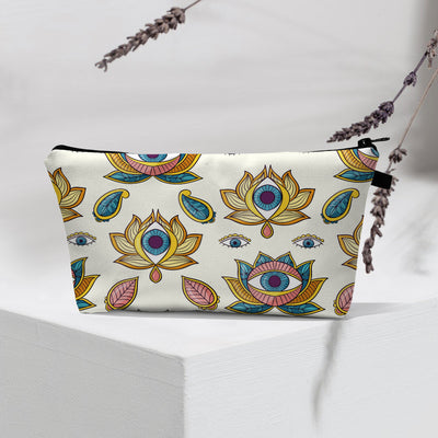 Olivenorma Modern Witchy Boho Evil Eye Cosmetic Bag