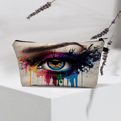 Olivenorma Modern Witchy Boho Evil Eye Cosmetic Bag