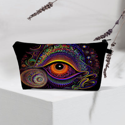 Olivenorma Modern Witchy Boho Evil Eye Cosmetic Bag