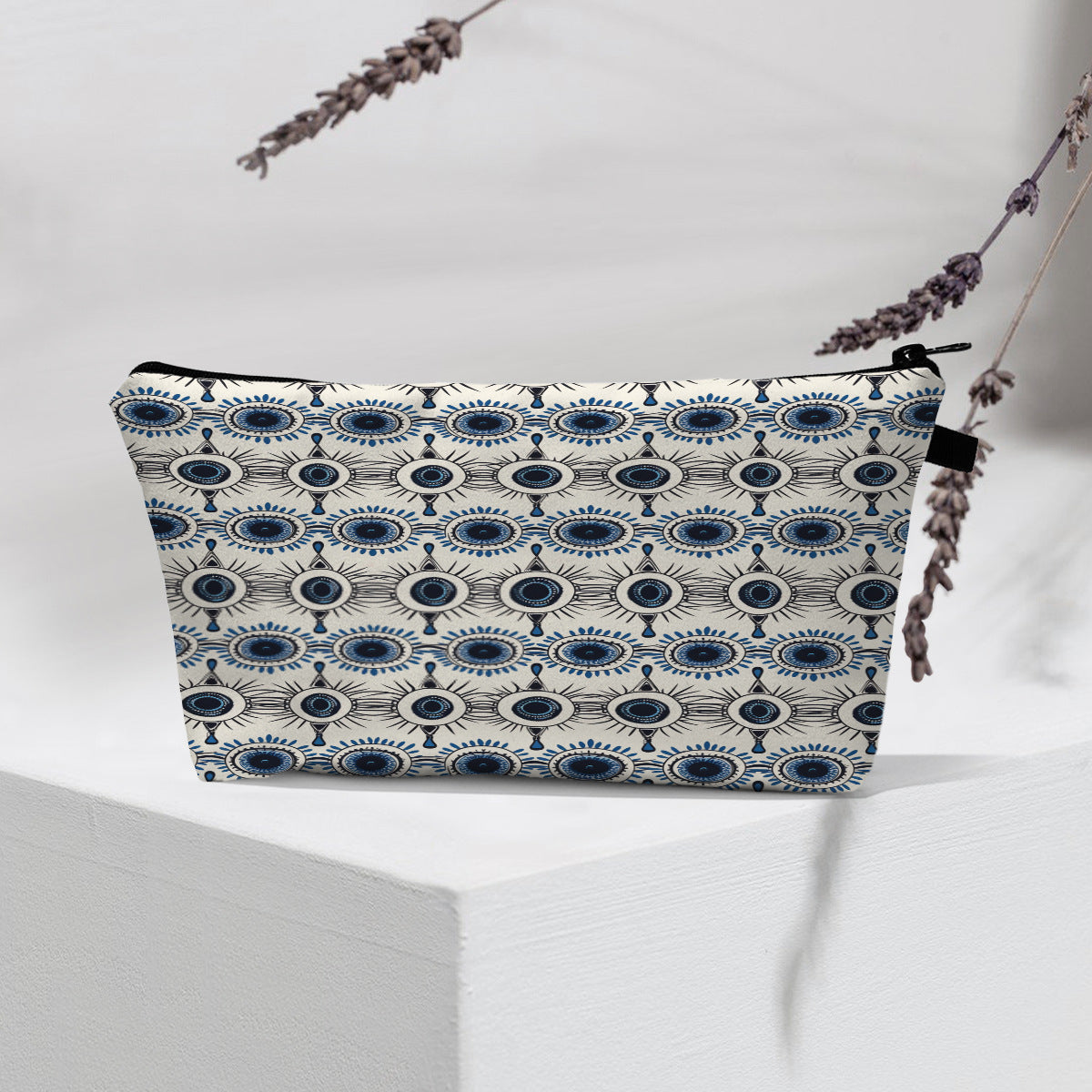 Olivenorma Modern Witchy Boho Evil Eye Cosmetic Bag