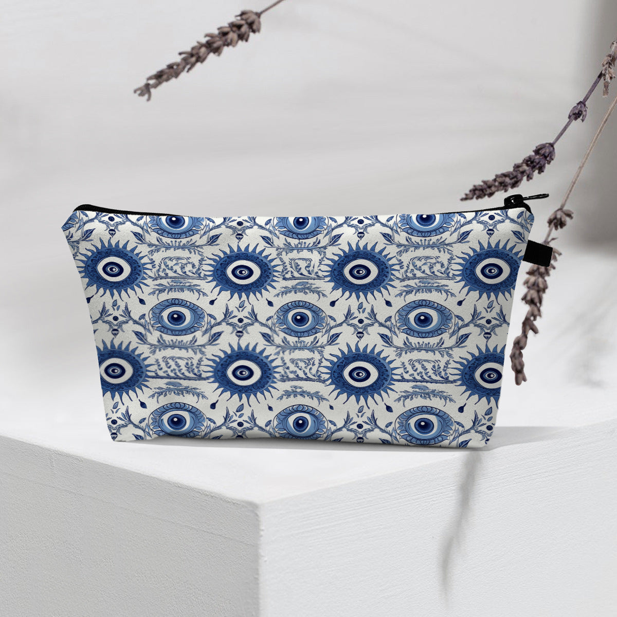 Olivenorma Modern Witchy Boho Evil Eye Cosmetic Bag