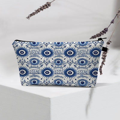 Olivenorma Modern Witchy Boho Evil Eye Cosmetic Bag