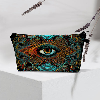 Olivenorma Modern Witchy Boho Evil Eye Cosmetic Bag