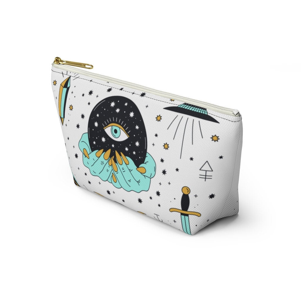 Olivenorma Modern Witchy Boho Evil Eye Cosmetic Bag