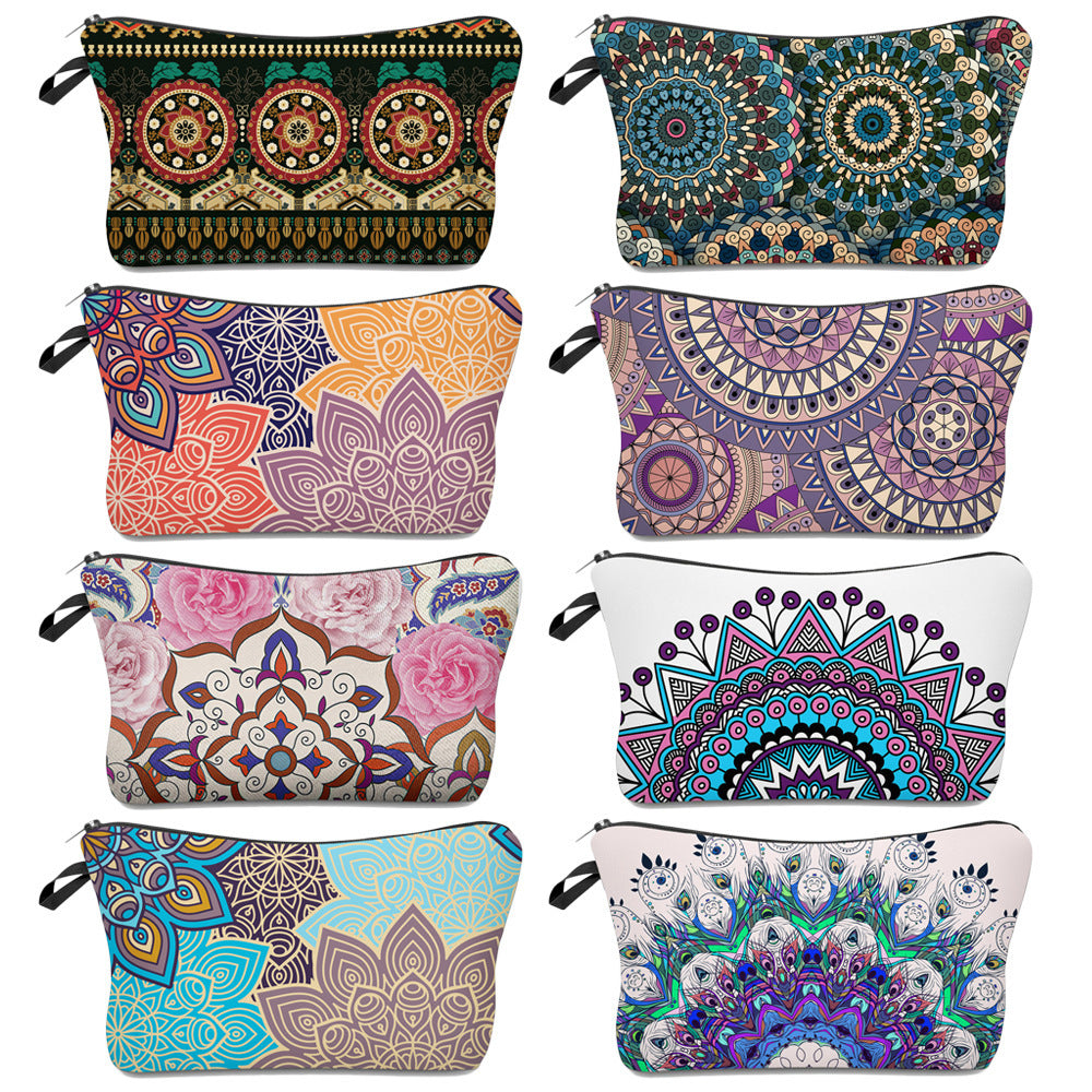 Olivenorma Mandala Pattern Travel Makeup Cosmetic Bag