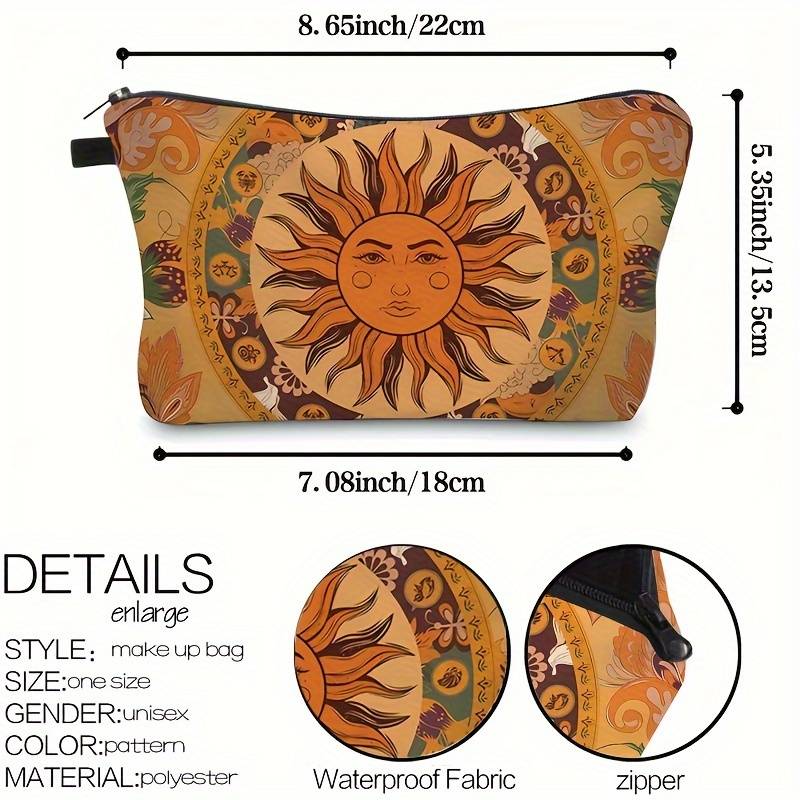 Olivenorma Sun Moon Star Pattern Cosmetic Bag