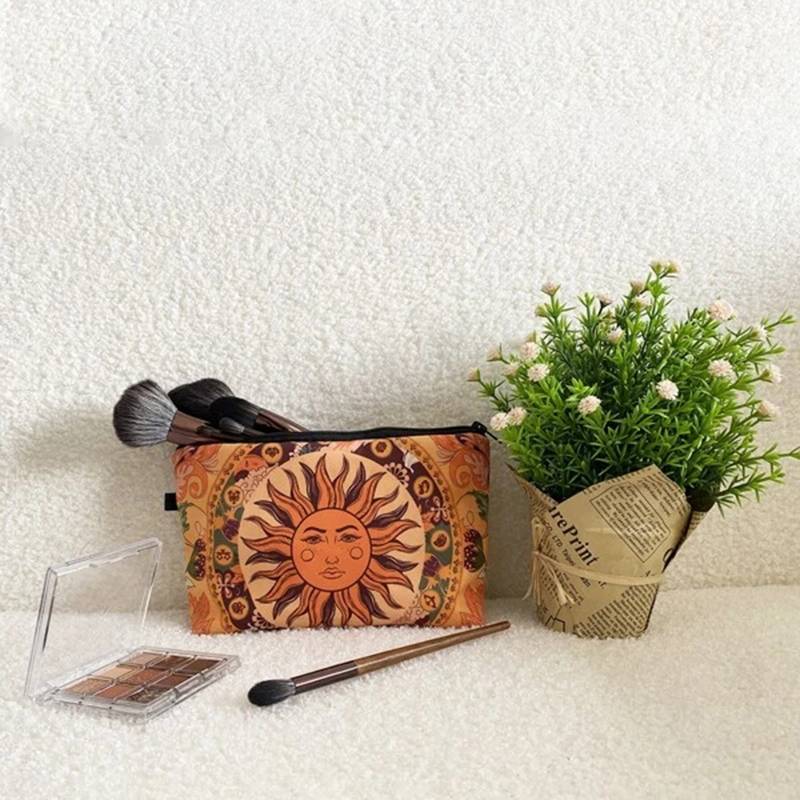 Olivenorma Sun Moon Star Pattern Cosmetic Bag