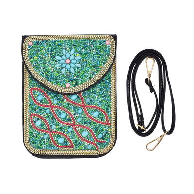 Olivenorma Bohemian Beaded Flower Mobile Phone Bag