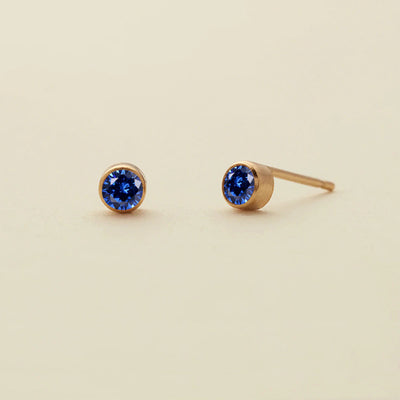 Olivenorma Birthstone Zircon Simple Earrings