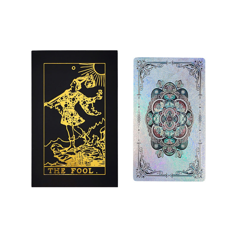 Olivenorma Flower Pattern Color Change PVC Waterproof Tarot Card