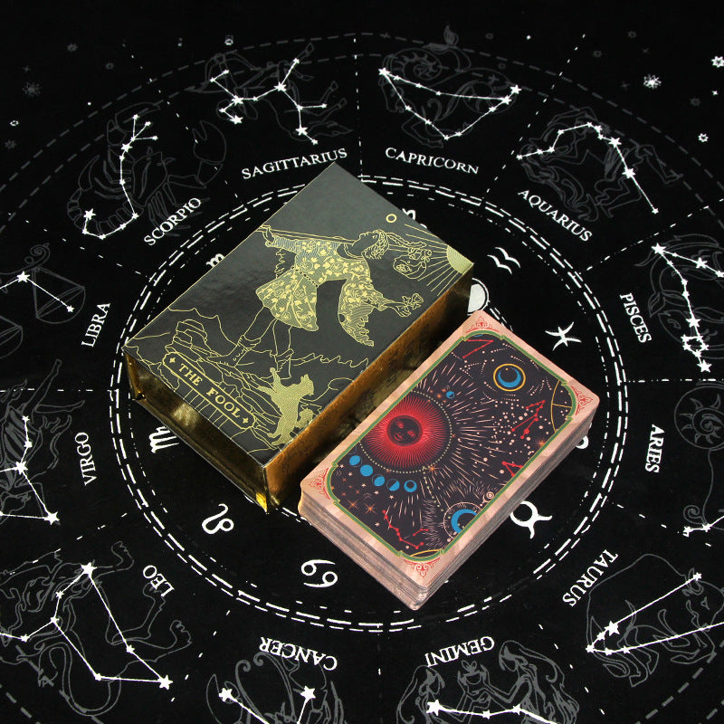 Olivenorma Cosmic Print PVC Waterproof Rose Gold Tarot Card