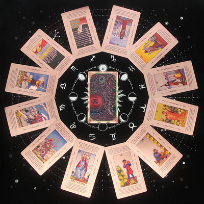 Olivenorma Cosmic Print PVC Waterproof Rose Gold Tarot Card