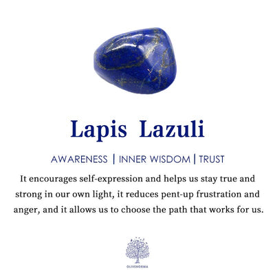 Olivenorma Lapis Lazuli Lotus Symbol Reki Orgone Pyramid