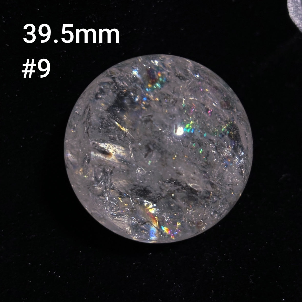 Olivenorma Natural High Frequency Clear Crystal Polished Crystal Ball