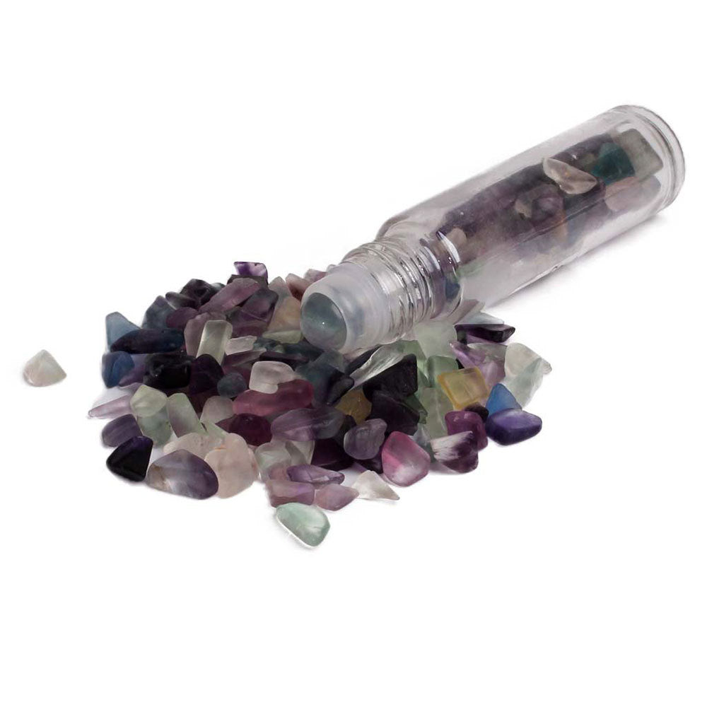 Olivenorma 10ml Gemstone Roller Bottle Healing Crystal Decoration