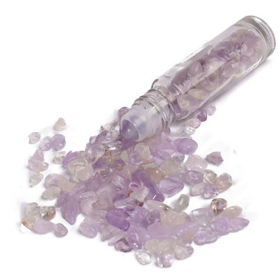 Olivenorma 10ml Gemstone Roller Bottle Healing Crystal Decoration