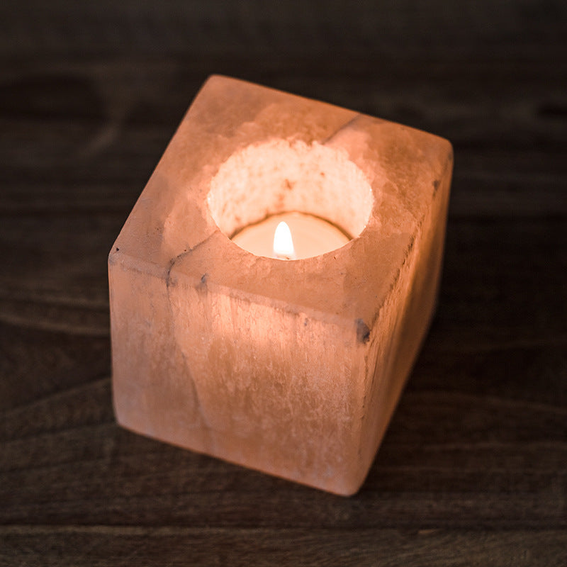 Olivenorma Sugar Cube Gypsum Mineral Candle Holder