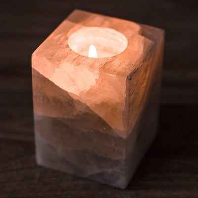 Olivenorma Sugar Cube Gypsum Mineral Candle Holder