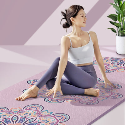 Olivenorma Environmentally Friendly Tpe Mandala Print 8mm Yoga Mat