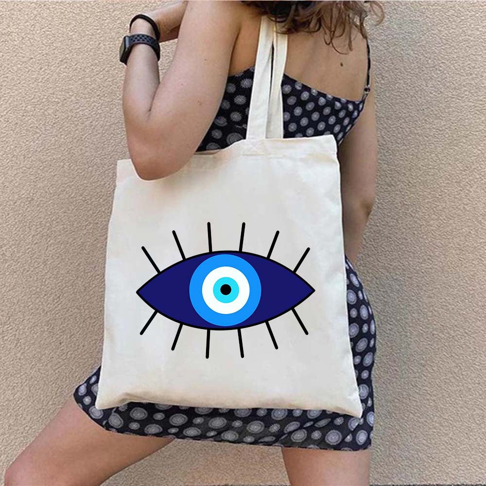 Olivenorma Graffiti Greek Evil Eye Bag