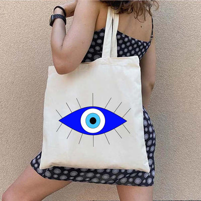 Olivenorma Graffiti Greek Evil Eye Bag