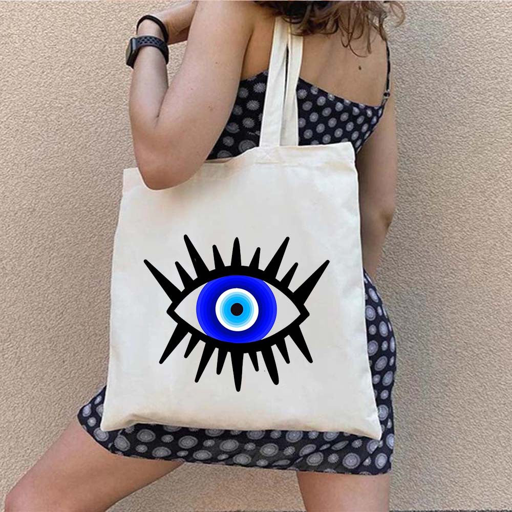 Olivenorma Graffiti Greek Evil Eye Bag