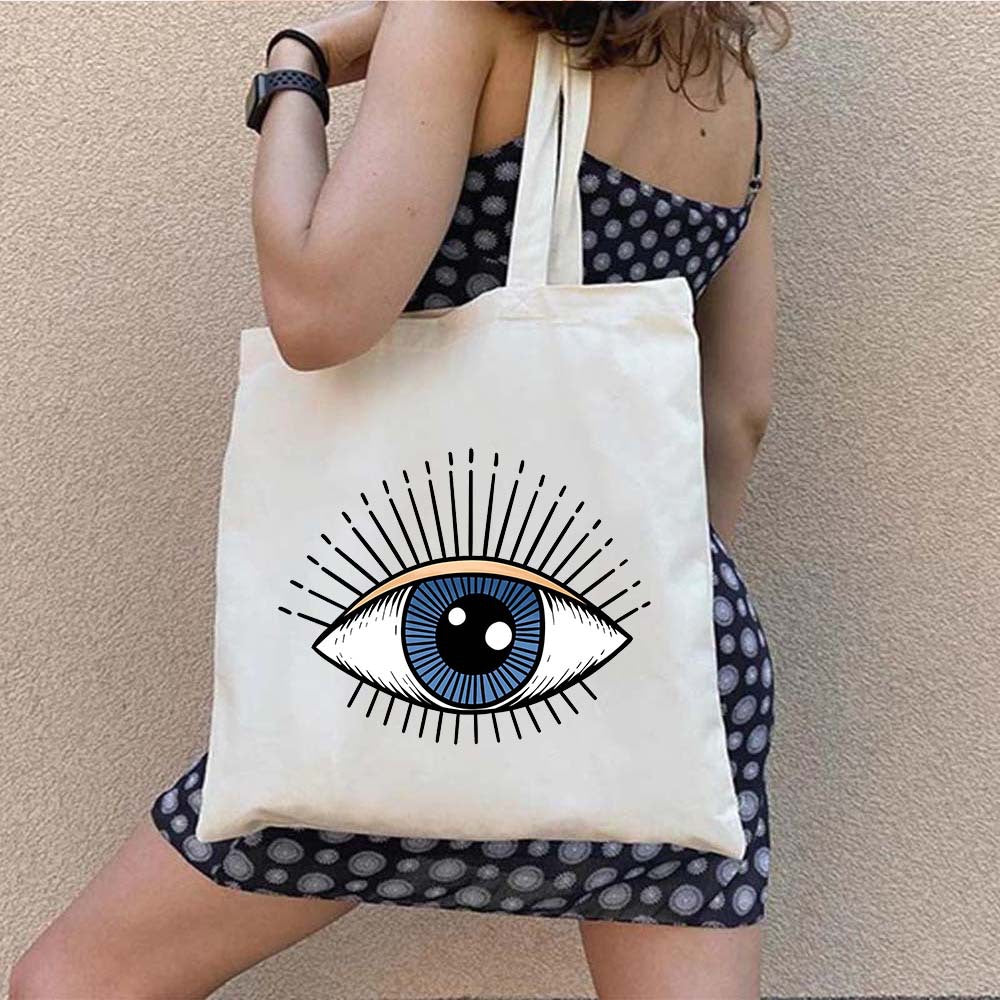 Olivenorma Graffiti Greek Evil Eye Bag