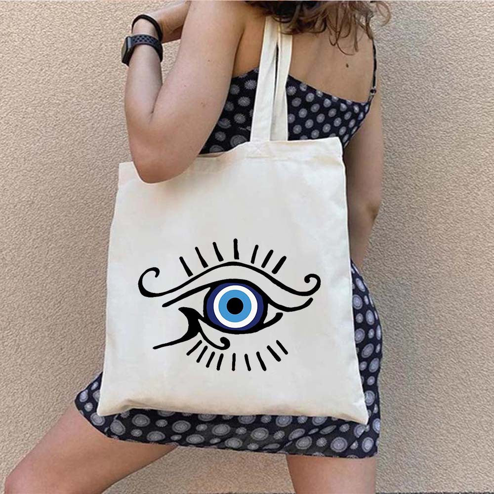 Olivenorma Graffiti Greek Evil Eye Bag