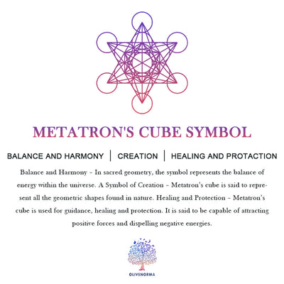 Olivenorma Chakra Metatron's Cube Healing Orgone Pyramid