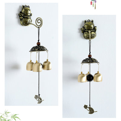 Olivenorma Retro Metal Wall Mounted Magnet Doorbell Wind Chime