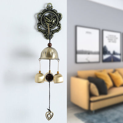 Olivenorma Retro Metal Wall Mounted Magnet Doorbell Wind Chime