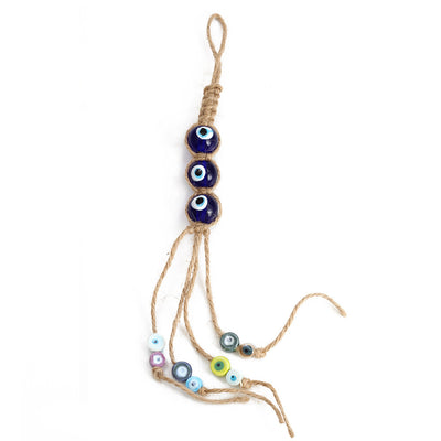 Olivenorma Blue Glass Evil Eye Car Pendant Ornament