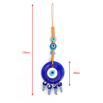 Olivenorma Blue Glass Evil Eye Car Pendant Ornament